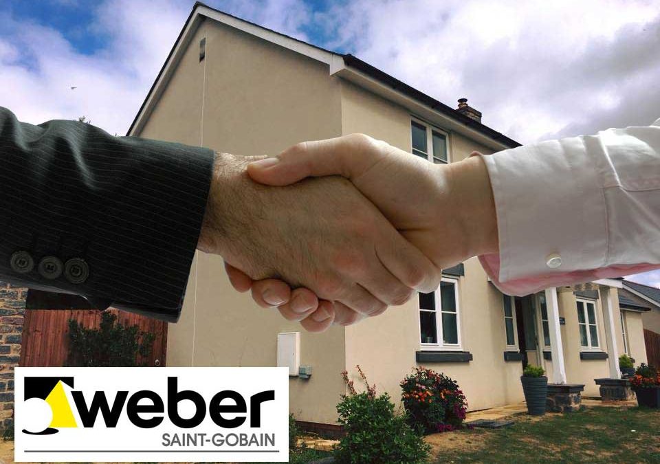 H2O recognised as the only UK cleaner of Weber St Gobain render.